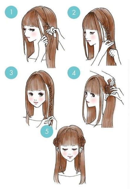 kawaii hairstyle tutorial|cute japanese hair hairstyles.